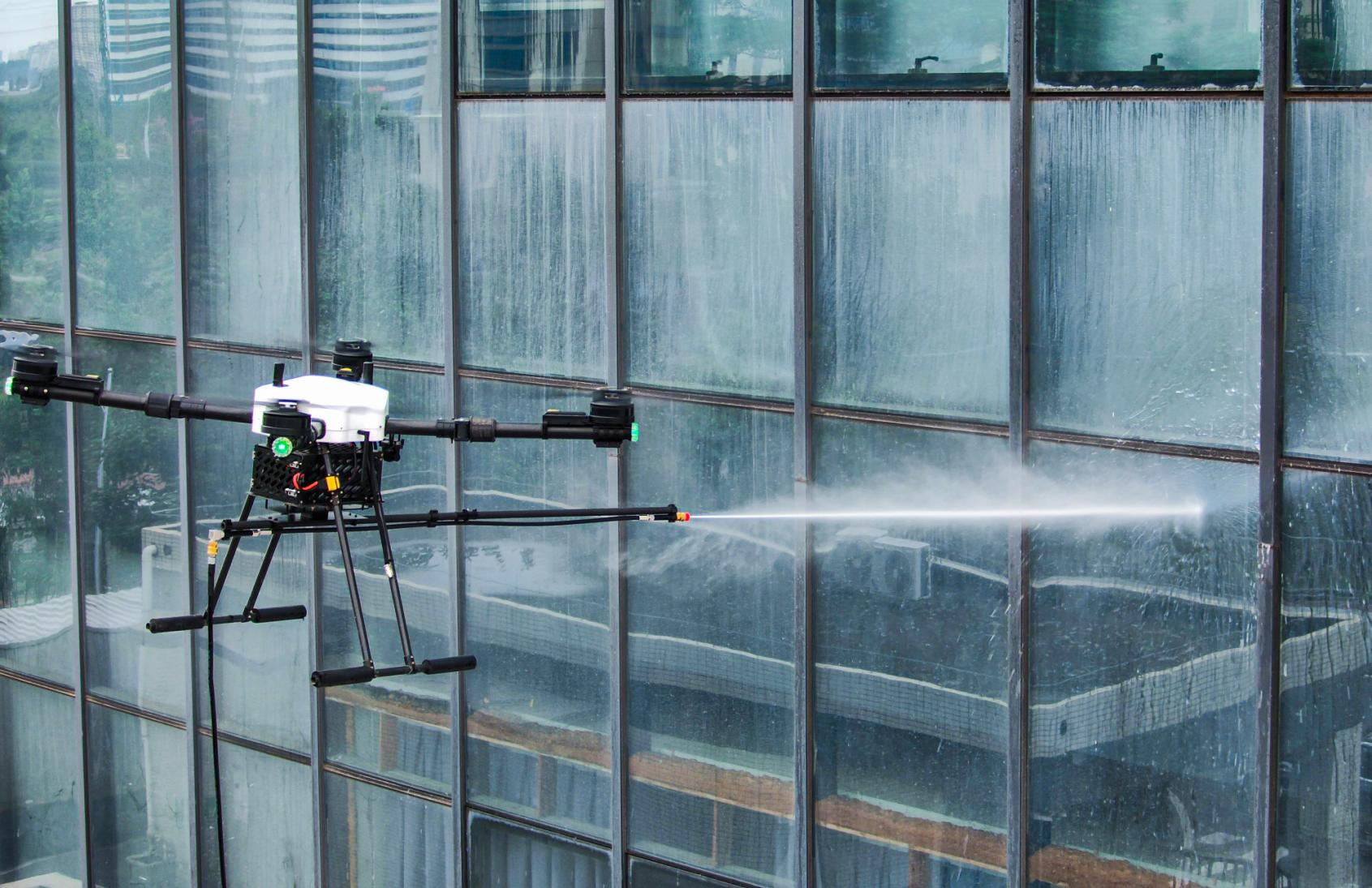 Drone cleaning equipment
